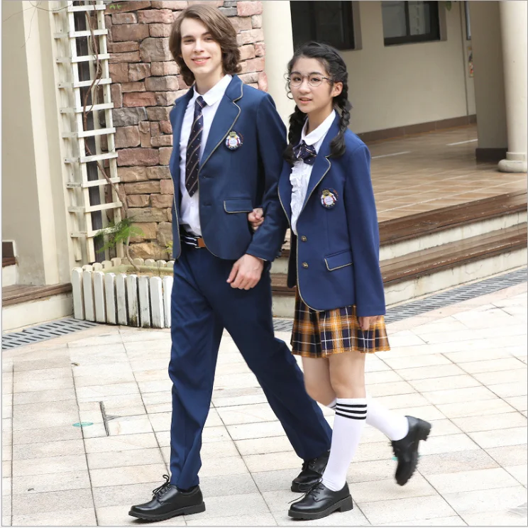 High-end International Primary/Secondary Students Outfit School Uniform