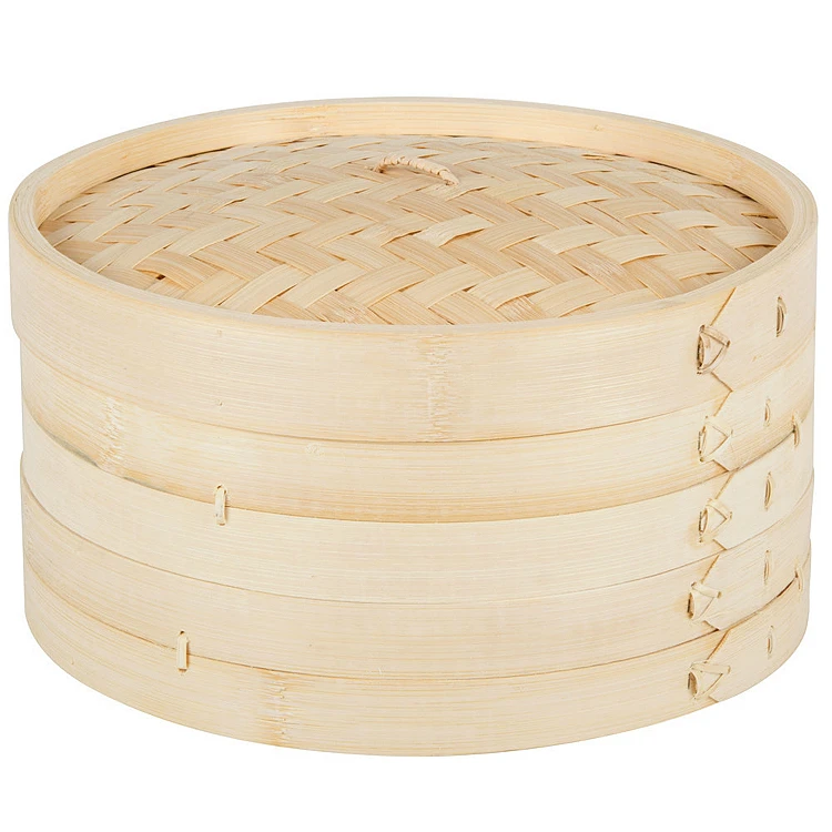 Hot Design Multilevel Eco-friendly Bamboo Steaming Basket