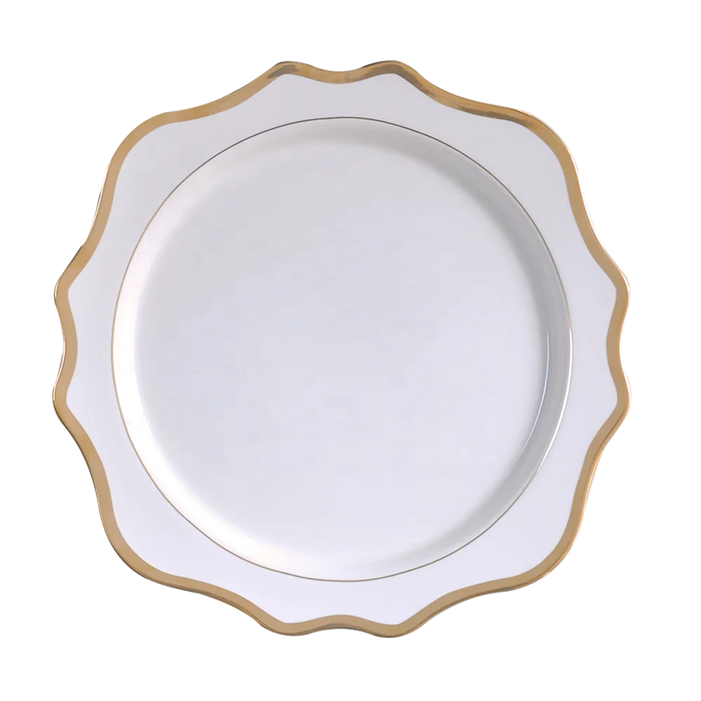 Cheap gold charger plates wholesale, base plates for weddings