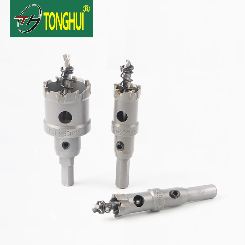 Metal hole saw cutter enlarge hole drill bit on iron size 12-100mm