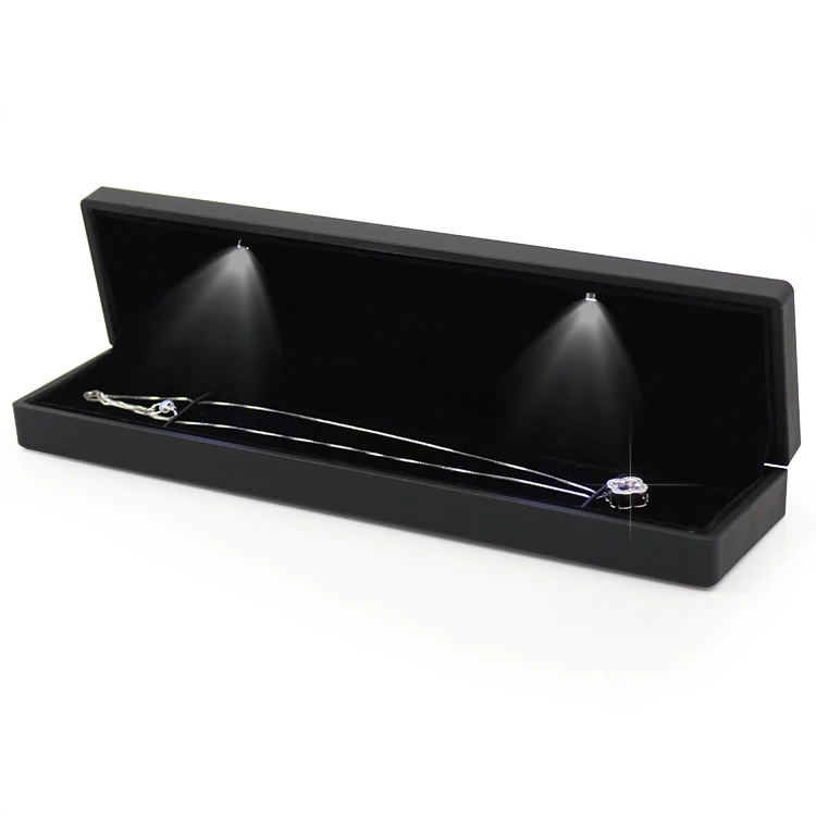 
Popular Ring Pendant Necklace Led Light Jewelry Box jewelry packaging box 