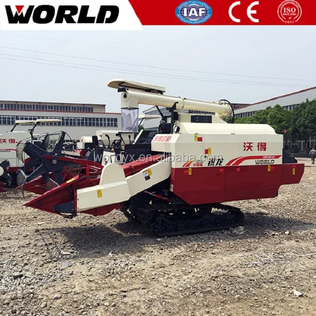 Rubber Track Type Best Price Mini Harvester with A/C cabin