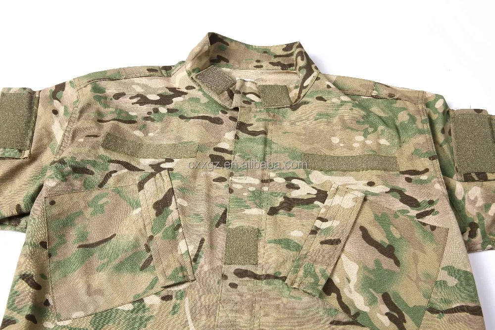 
Military Army Soldier Multiland Camouflage Military Fatigue ACU Army Combat Uniform 