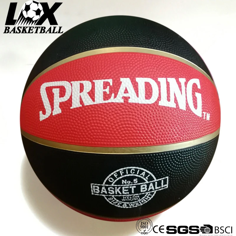 
Promotional Colorful Rubber Material Design Basketball Ball 