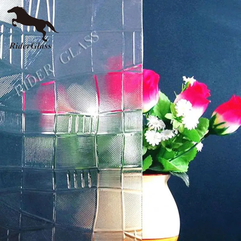 4-19mm AM-21 Decorative Acid Etched Frosted Art Architectural Glass