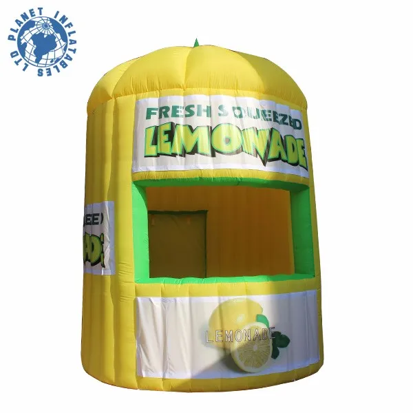 Заводская цена надувная кабина lemonade рекламный стенд киоск для рекламы