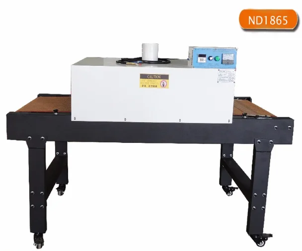 ND1865 IR tunnel dryer power saving for T-shirt screen printing conveyor tunnel dryer