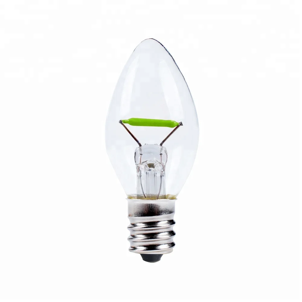  Chinlighting 110V 0 5 W E12 Базовая цветная энергосберегающая лампа накаливания замена мини C7
