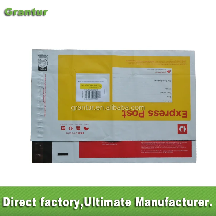 
high quality dhl plastic mail bags custom dhl envelope courier flyer 