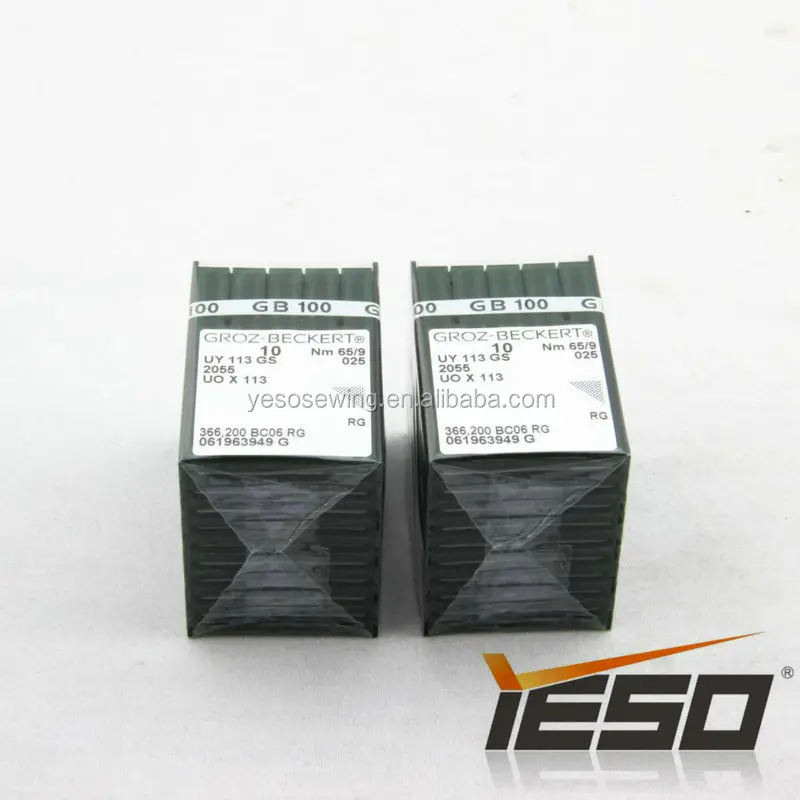 Игла для шитья UY113GS 2055 UOX113 Nm 65/9 Groz-Beckert, сделано в германии, детали для швейных машин