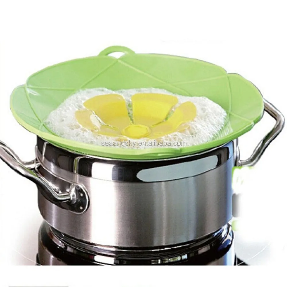 11 дюймов Пищевой Тест кастрюля Крышка силиконовая чашка непроливайка