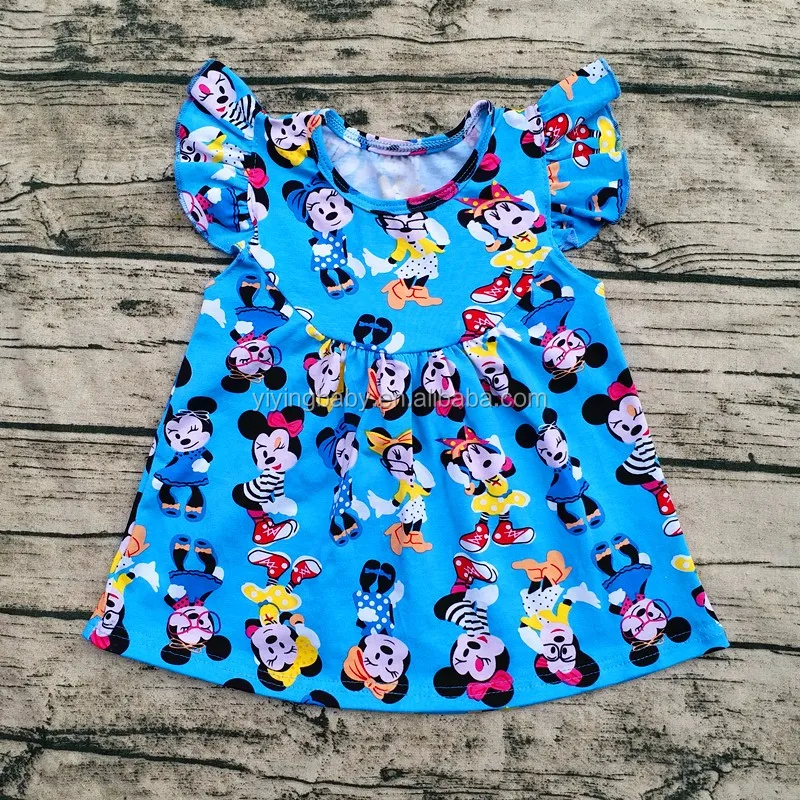 2017 Latest Dress Designs Pictures Baby Girl Cotton Dresses Pearl Baby Dress