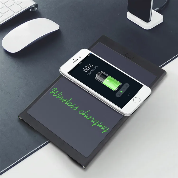 Wireless Charging 8 inch LCD writing board With 8000mAh Battery Power Bank