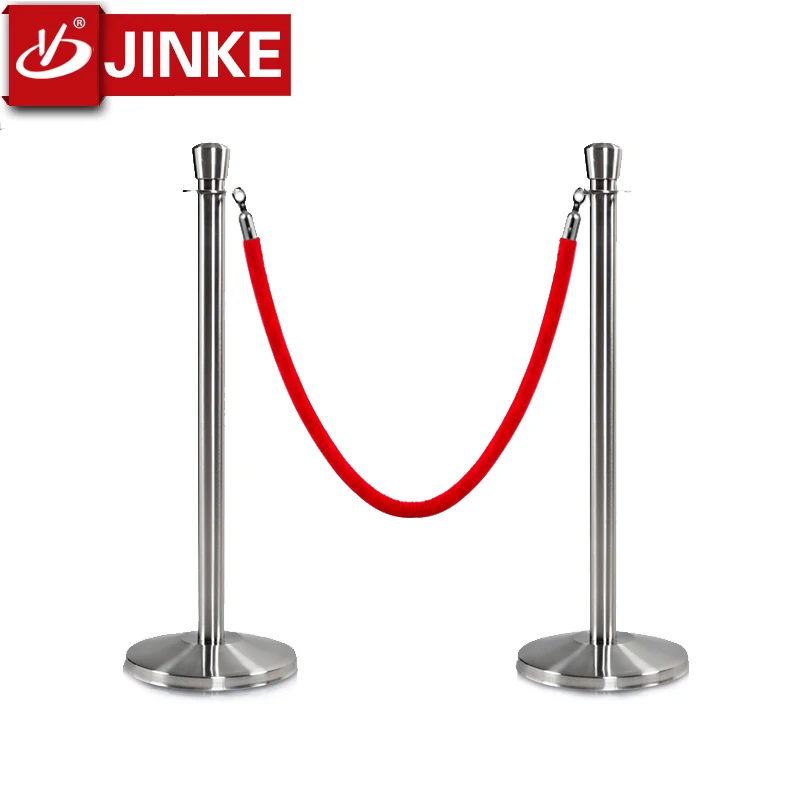 Various Styles Of Steel Airport Security Equipment Queue Stanchion