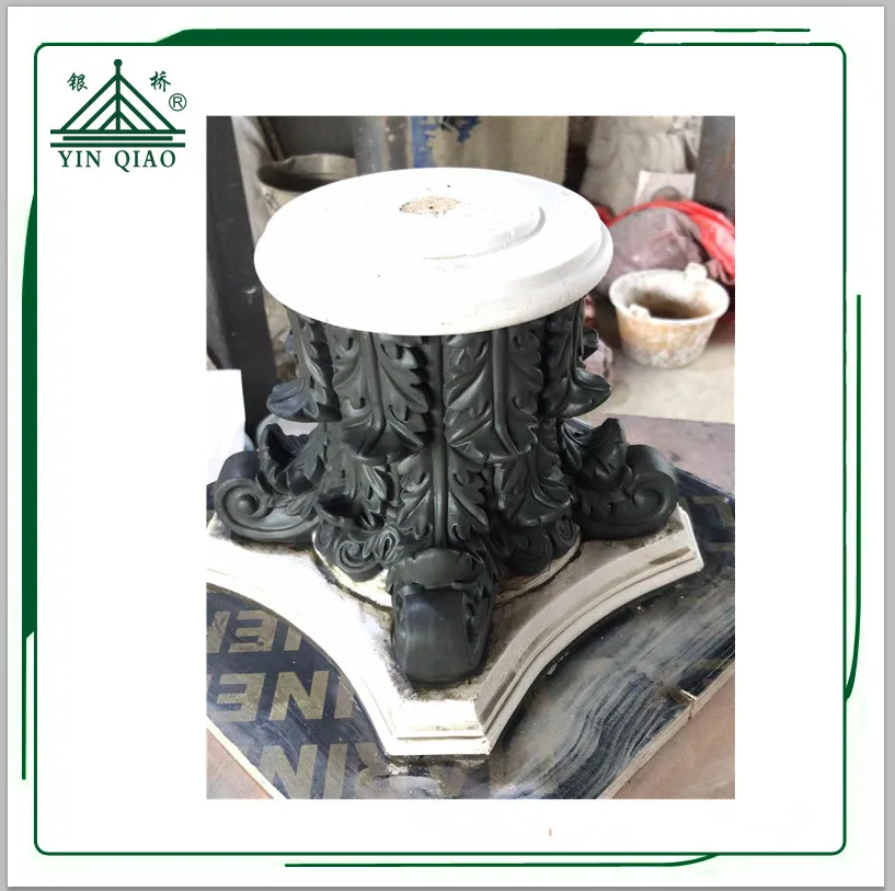 FRP Fiberglass Silicone Rubber GRC Moulds For Ionic Column Top