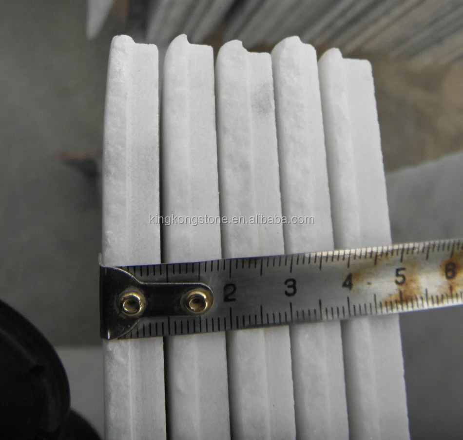 
Hot sale good quality carrara white marble tiles antique surface 