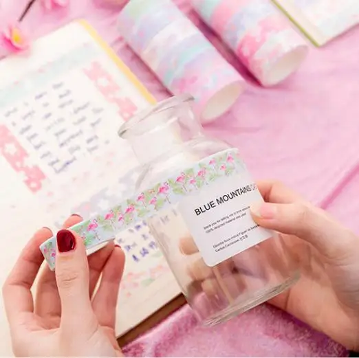 Golden onion powder adhesive tape small pure and fresh and young girl heart unicorn gold hand zhang decorative boxes of s PN2686