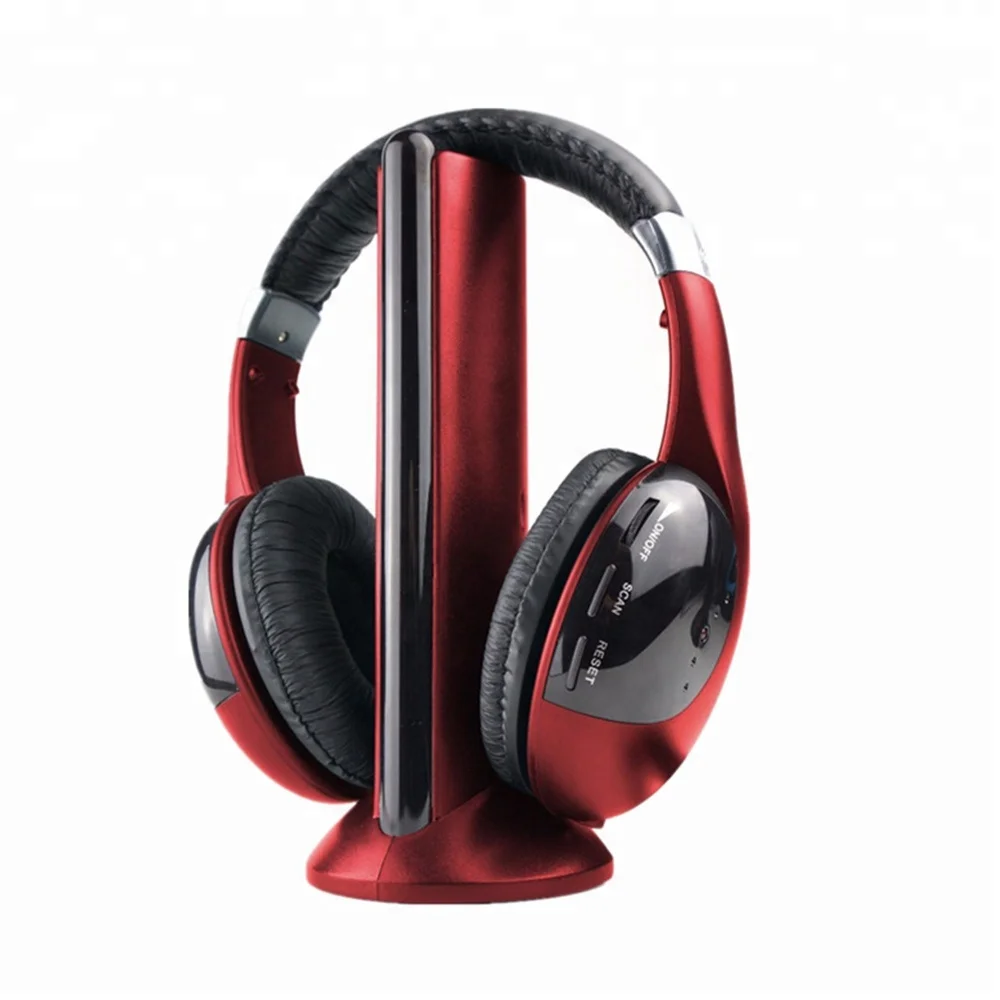 Wireless Earphone Headphone 5 in 1 for MP3 PC TV CD Hi-Fi for beautiful sound