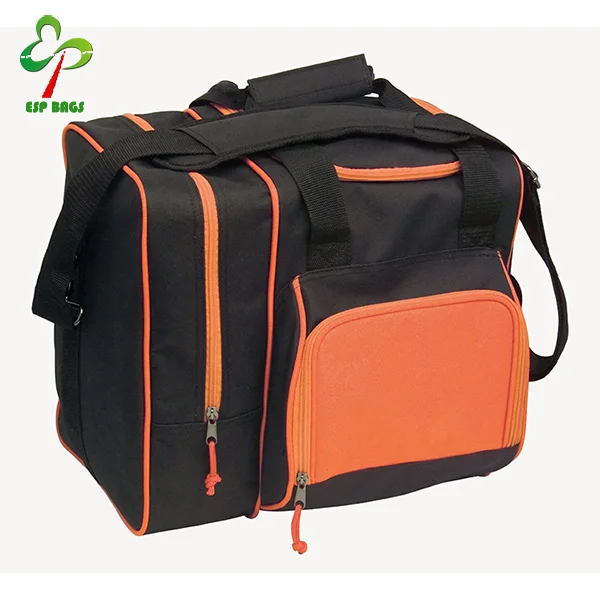 Alibaba online deluxe single bowling ball bag, premium custom bowling bags with shoe compartment
