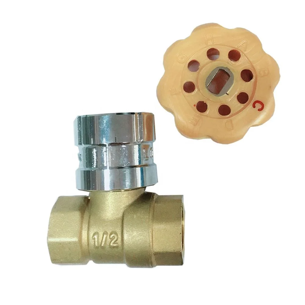
Hot forging brass lockable magnetic ball valve manufacturer 