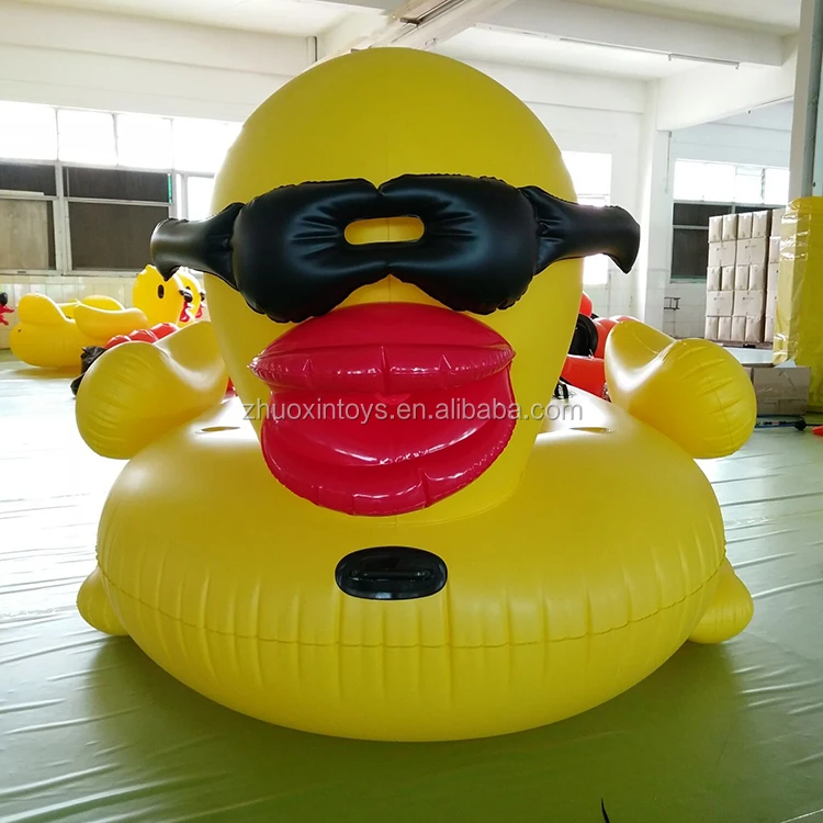 Summer hot yellow Inflatable adult size rubber Duck Pool Float