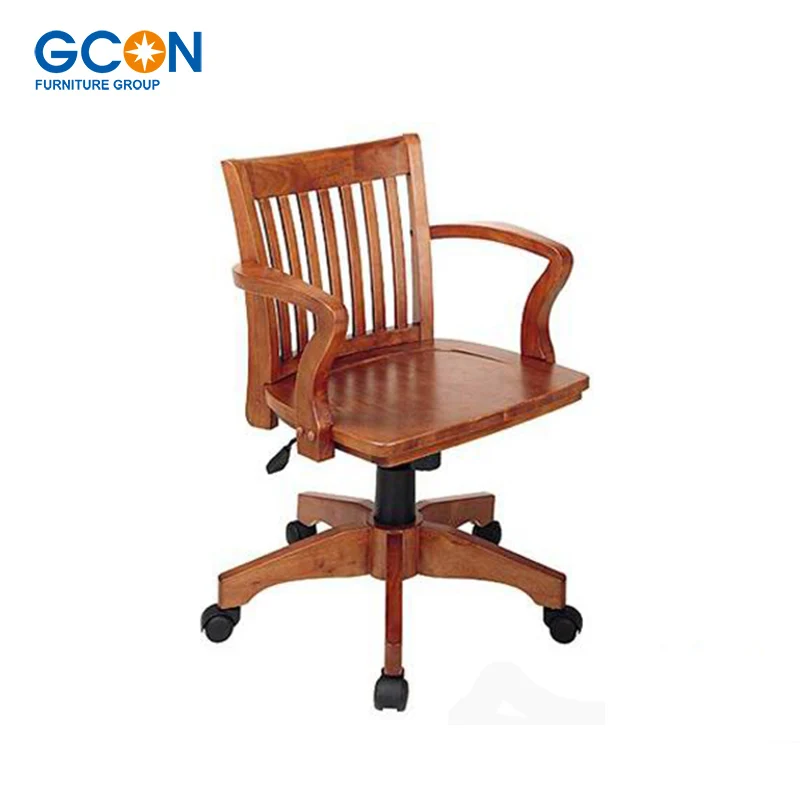 Vintage home office rubber wood task chair free shipping