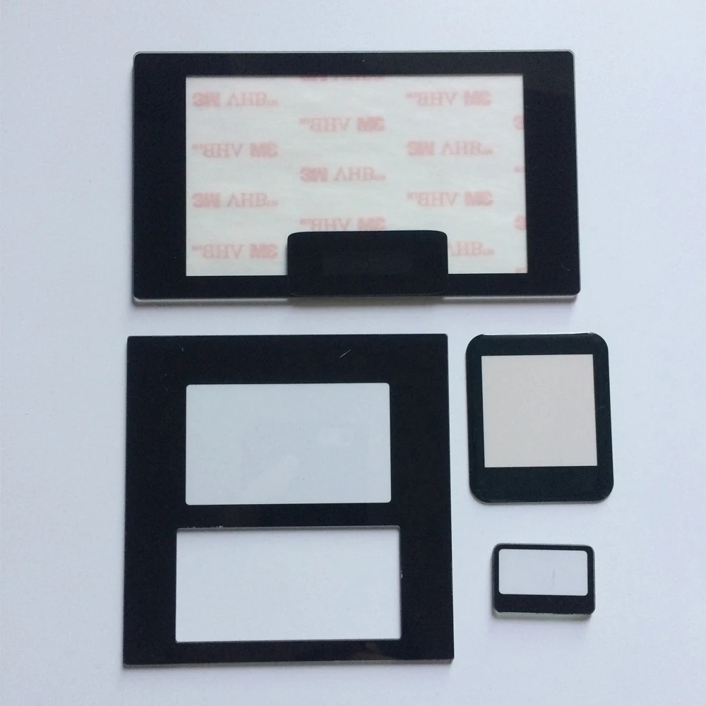 2.5D Custom anti glare chemical toughened glass panel