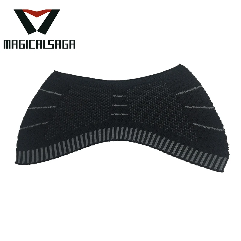 Мужские повседневные Текстильные шлепанцы, уличные удобные вязаные плоские тапочки с верхом