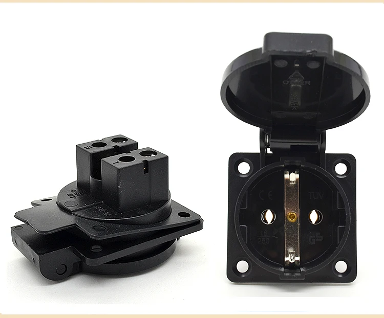 IP44  Germany Waterproof socket Outlet European receptacle 16A 250V