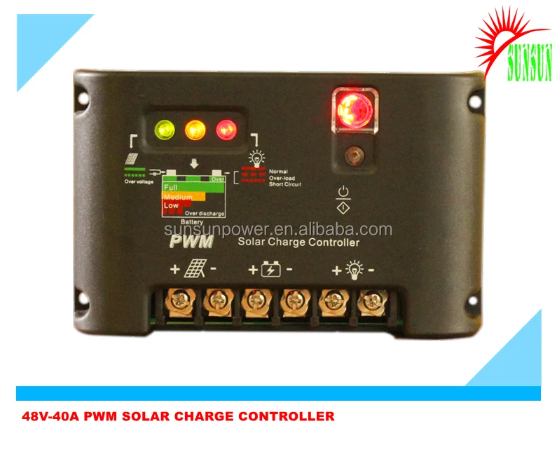 48 В 40A PWM контроллер заряда