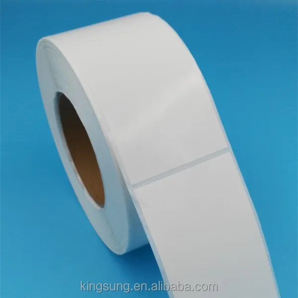 Wholesale Semi Gloss Paper Blank White Label Sticker