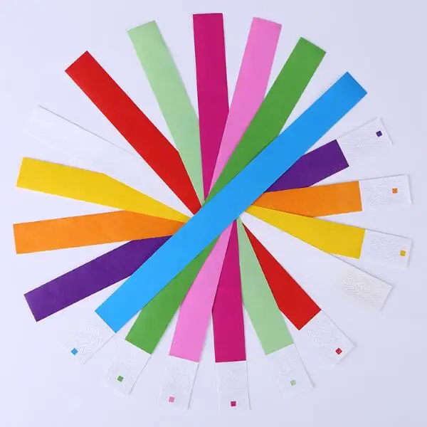 
Дешевые бумажные браслеты Tyvek оптом 