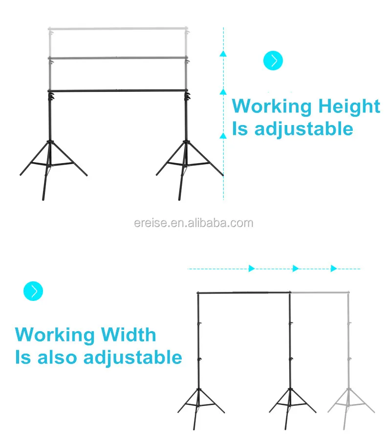 2017 New Arrival Hot sale Photo studio Adjustable Background Support Stand photo studio studio
