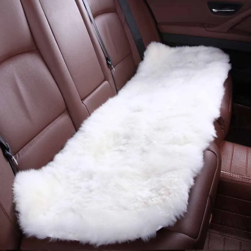 2021 Rownfur genuine natural sheepskinCar interior accessories wool fur car seat covers cushion