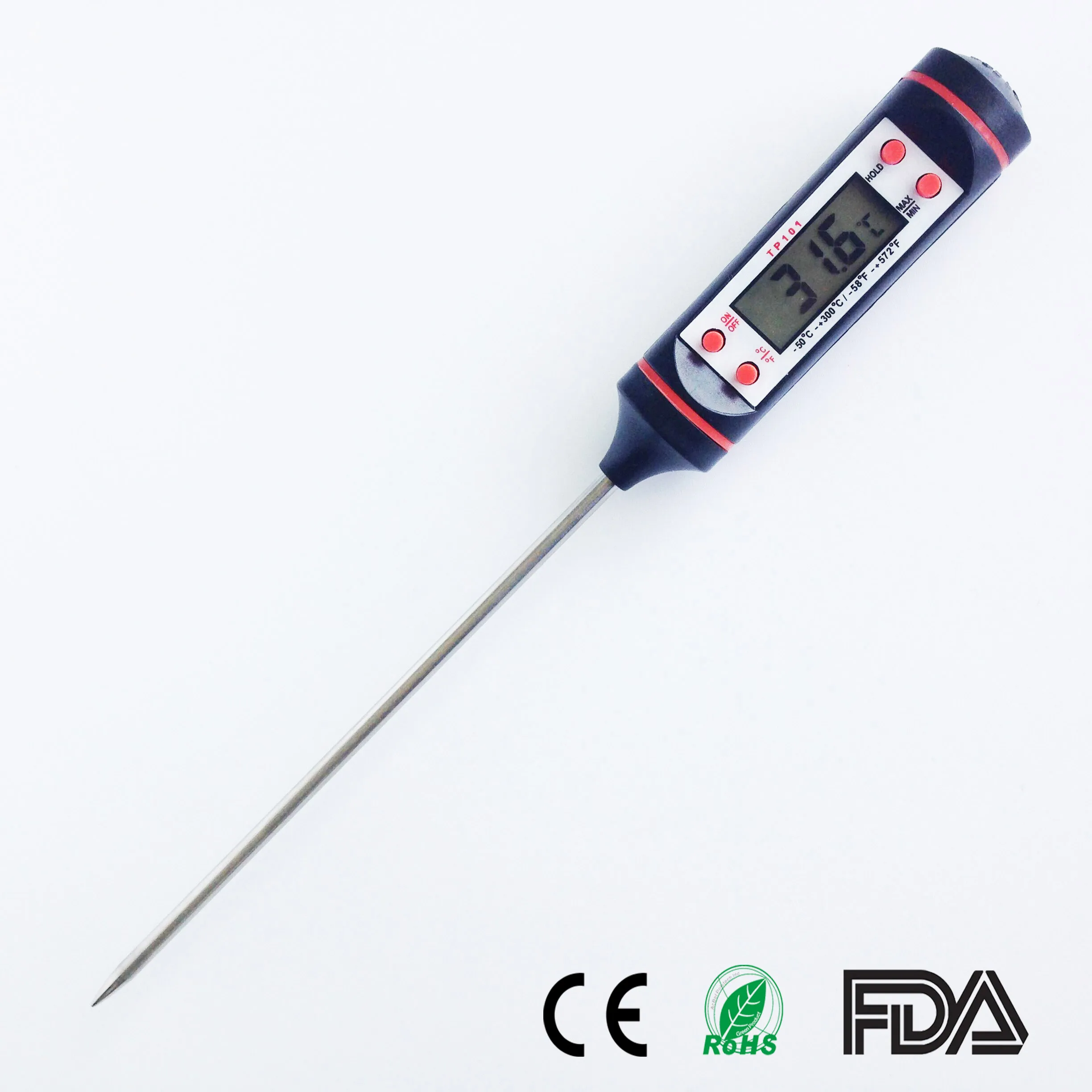 Digital Kitchen Thermometer For BBQ Electronic Cooking Food Probe Meat Water Milk Meat Thermometer Kitchen Tools TP101