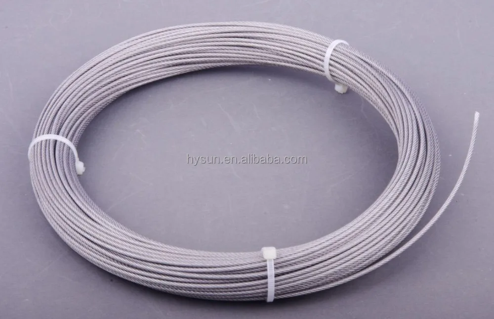 Fishing Rope / Extra-fine wire / 304 Stainless Steel Wire Rope for saltwater fishing