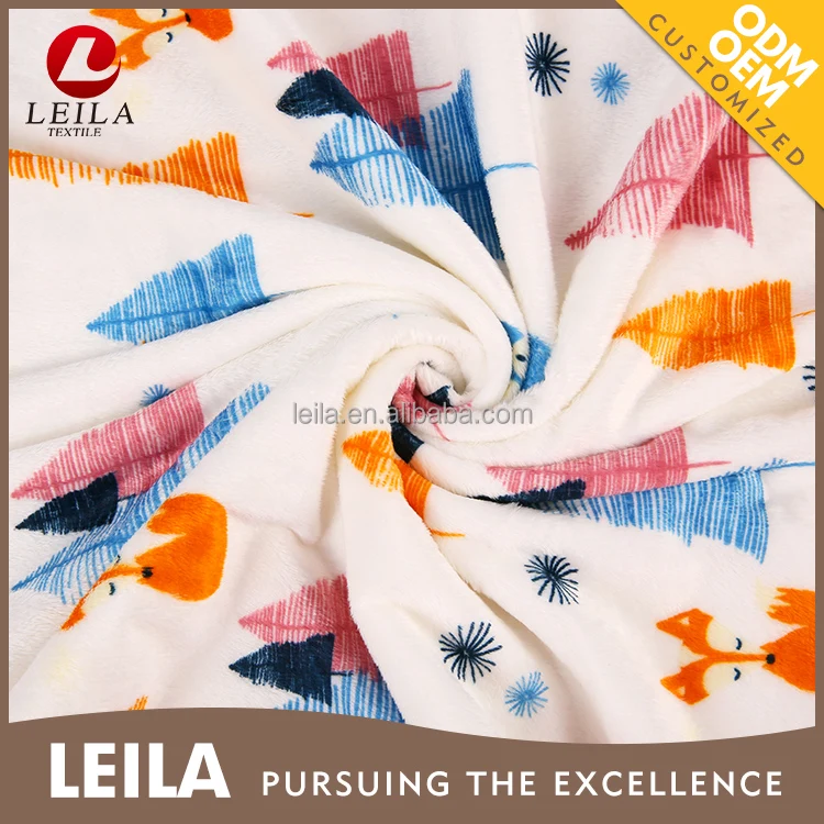 100% polyester cheap factory direct supply colorful breathable mink baby blanket