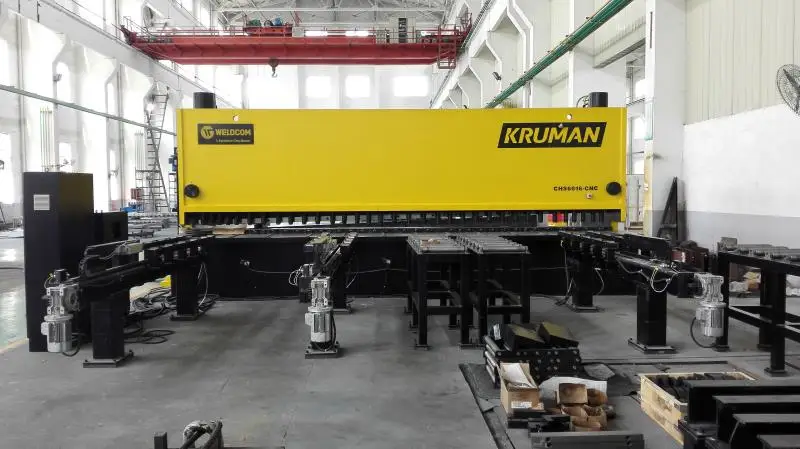 12 x 6000mm cnc metal sheet guillotine hydraulic shearing machine