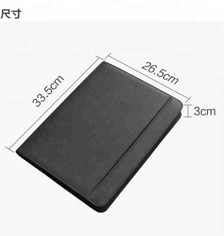 Multifunction File Folder Expandable Business Organizer A4 Leather Portfolio Folders