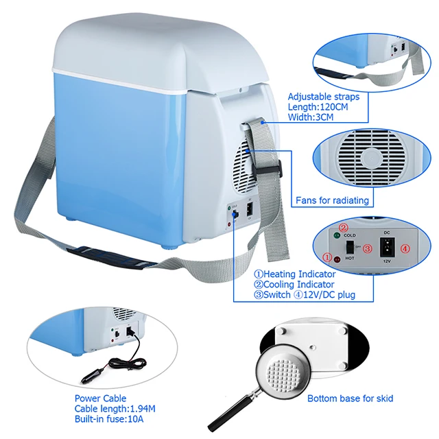 Unibar USC-6 12V Портативный охладительный ящик мини-холодильник