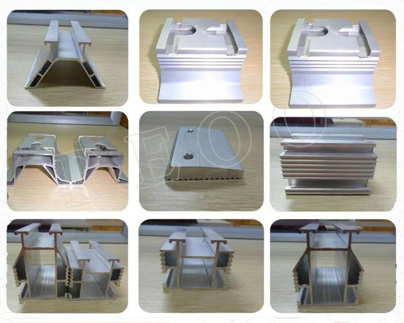 320-450W Solar panel application black and white colour anodized aluminum frame 1954*982*40*35mm