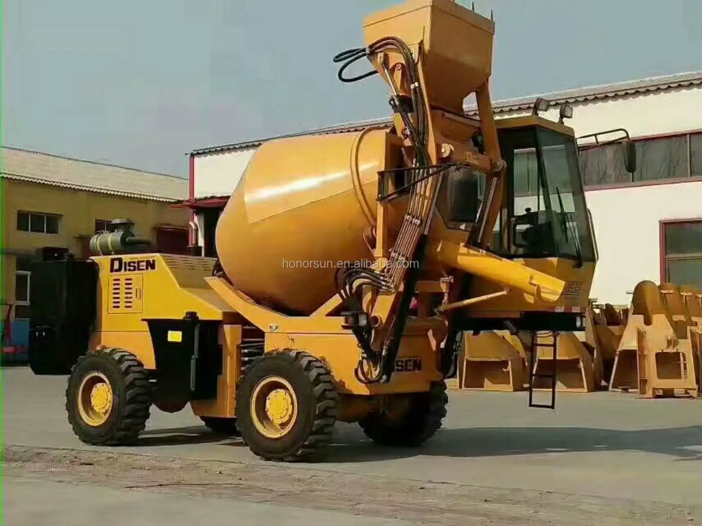 500L concrete mixer/JS500 mixing machine/self loading concrete mixer