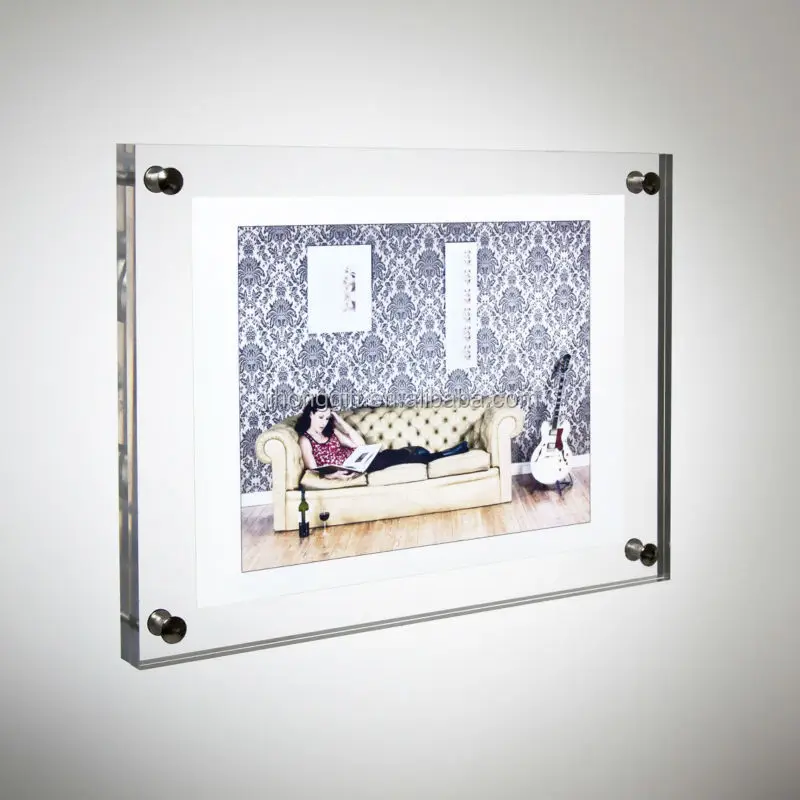 Wholesale Clear acrylic photo frames wall mount design wholesale ,acrylic picture frame