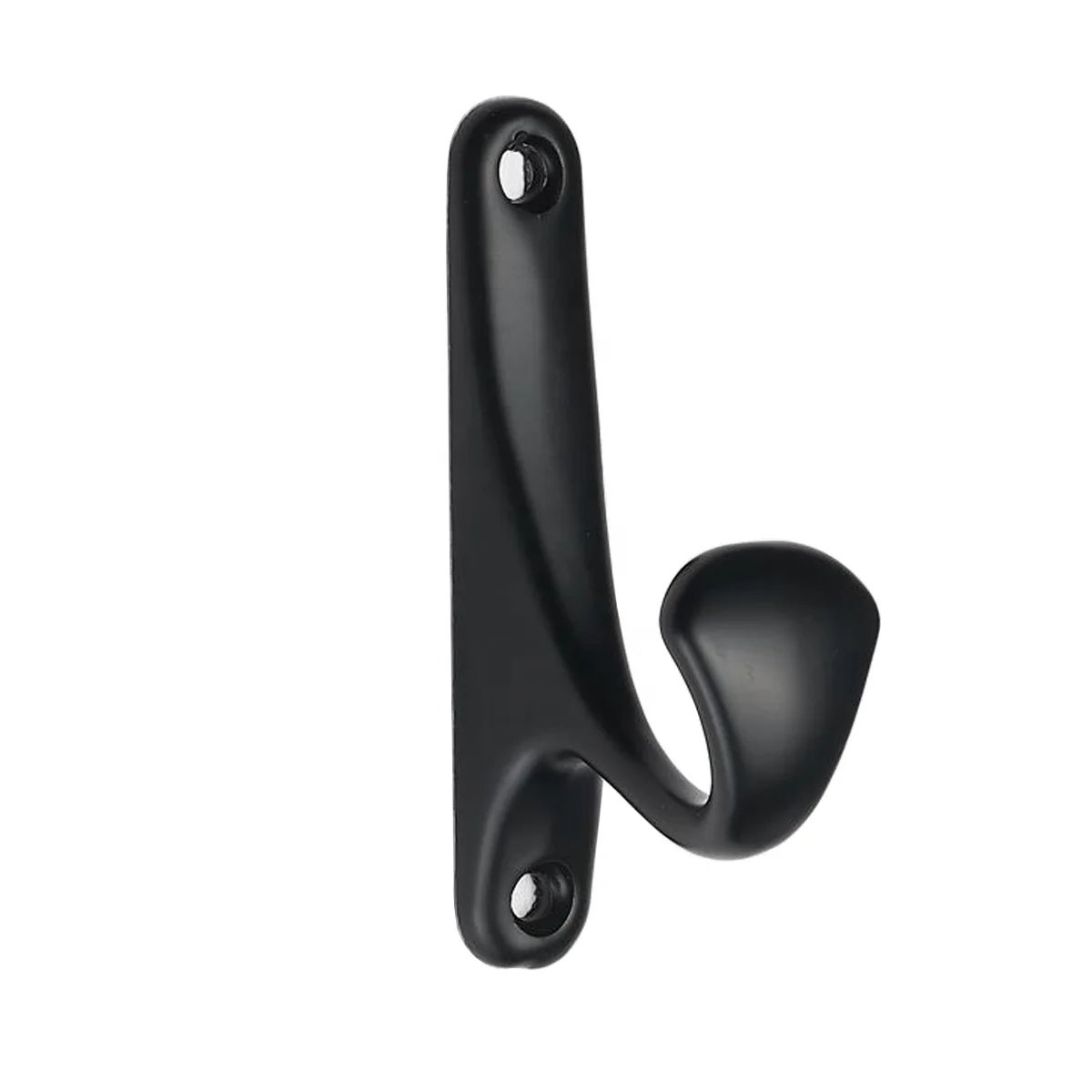 Cloth Hook Hangers Vintage Zinc Alloy Wall Hook Rustic Key Coat Bag Hat Hanger Black Chrome Nickel Robe Hooks For Home Bathroom