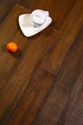 High Quality Modern Black Indoor Embossed  Solid Wood Strand Woven Bamboo Flooring