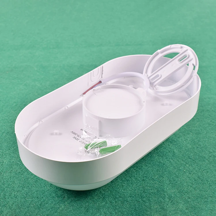 Oval White 110lm/w Outdoor IP65 Waterproof 15w LED Bulkhead Light For Wall