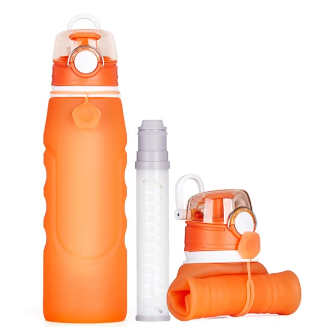 Silicone water bottle/ filter water bottle/drinking water bottle