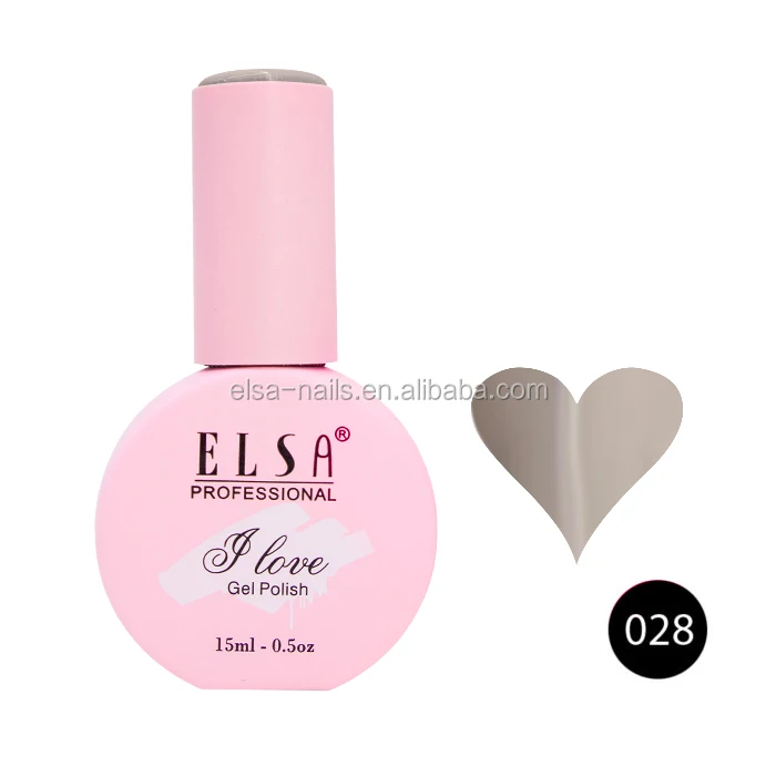 
Elsa new fashion professional no need base soak off UV gel led UV 15ml two step healthy gel gel nail polish made in China 