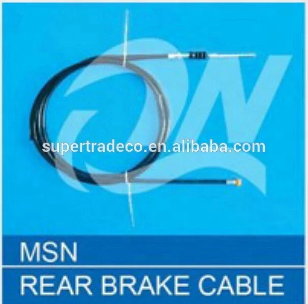 Motorcycle parts China factory wholesale cables rear brake cable motorcycle accessories use for MSN