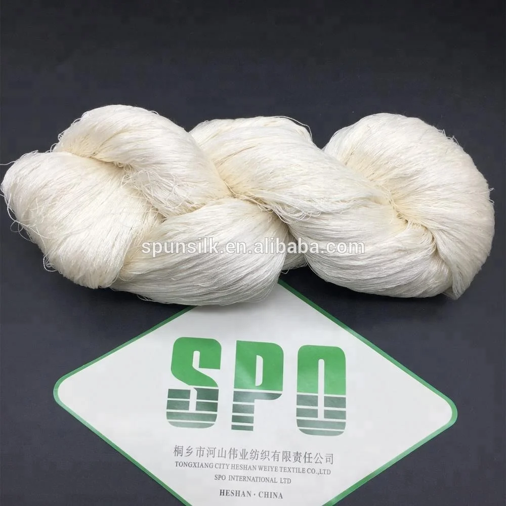 High Quality Thick Silk Thread 8Nm/2 in Hank For Carpet Handloom